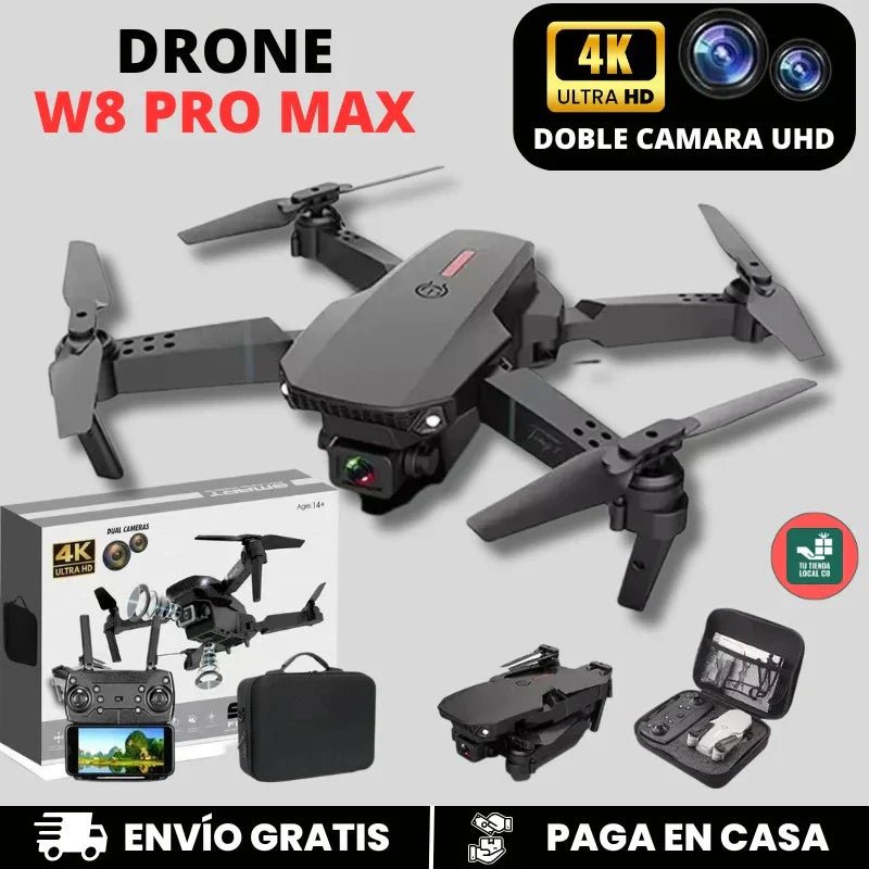 NUEVO DRONE W8 PRO MAX 2025 CON INTELIGENCIA ARTIFICIAL - El Bazar Digital