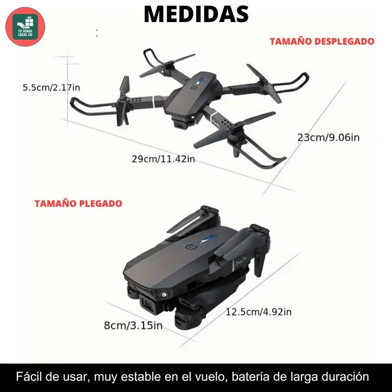 NUEVO DRONE W8 PRO MAX 2025 CON INTELIGENCIA ARTIFICIAL - El Bazar Digital