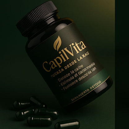 CapilVita – Suplemento Anticaída Capilar Natural (30 cápsulas) - El Bazar Digital