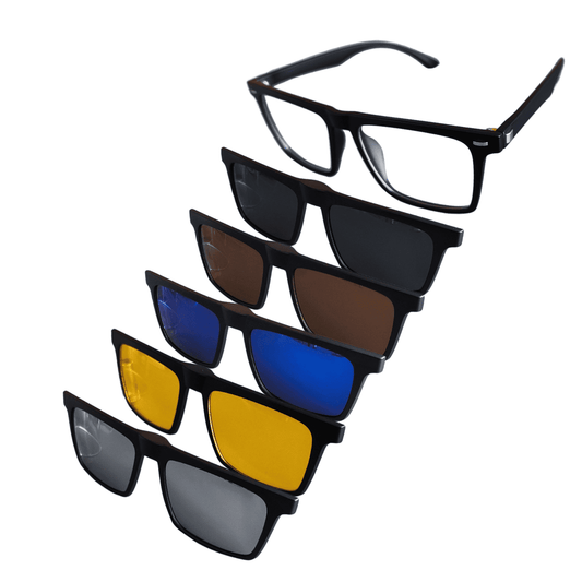 Gafas De Sol Polarizadas 6 En 1 - El Bazar Digital