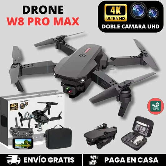 NUEVO DRONE W8 PRO MAX 2025 CON INTELIGENCIA ARTIFICIAL - El Bazar Digital