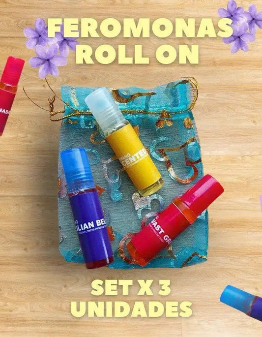 Perfumes Roll - On con Feromonas - ¡LLEVA 3 UNIDADES POR EL PRECIO DE UNO! - El Bazar Digital