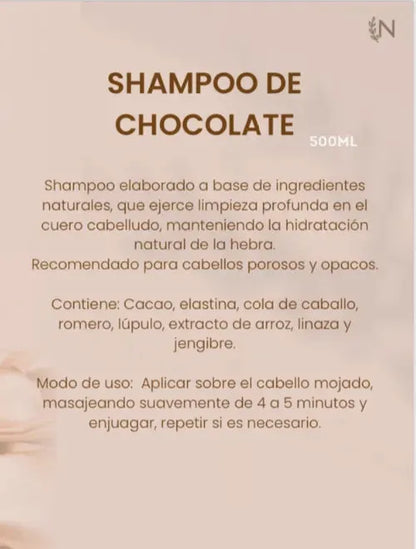 Shampoo de Chocolate - El Bazar Digital