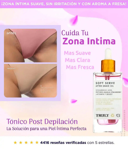 TRULY BEAUTY | Tónico para una Depilación sin irritación - El Bazar Digital